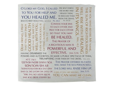 Prayer Cloth with Healing Verses (6 Pack) - Prayer Cloth (Gift